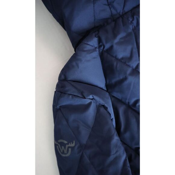 Moosejaw 7726255 Women's Sz S Blue Quilted Down Mid-Length Hooded Jacket - Picture 12 of 14